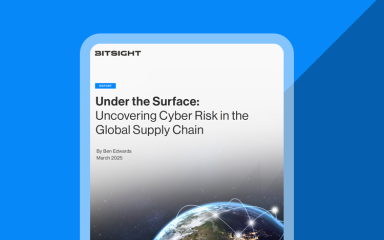 Bitsight TRACE Report - Security Digitization and the Global Supply Chain report cover